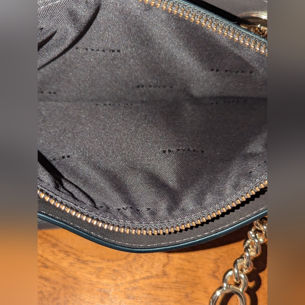 🆓ITEM! Coach Brown Shoulder Bag/Purse+FREE NWT travel size Billie Eilish scent! - Picture 8 of 14